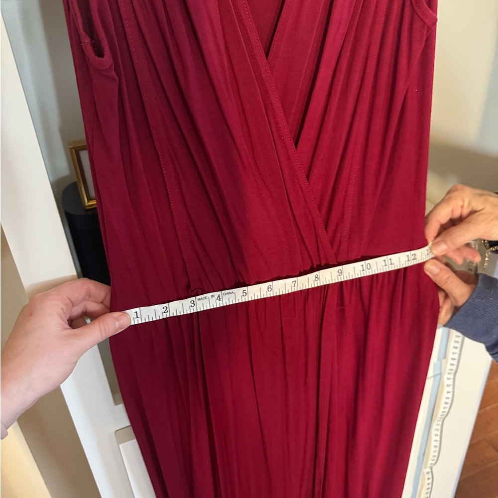ASOS Deep Red Maxi Dress - Picture 4 of 7